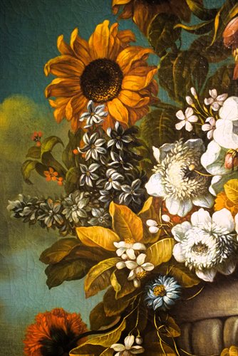 "Nature morte au vase de fleurs"